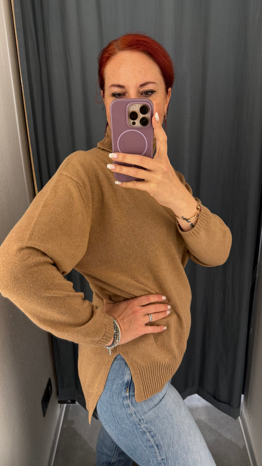 Maglia dolcevita in cashmere